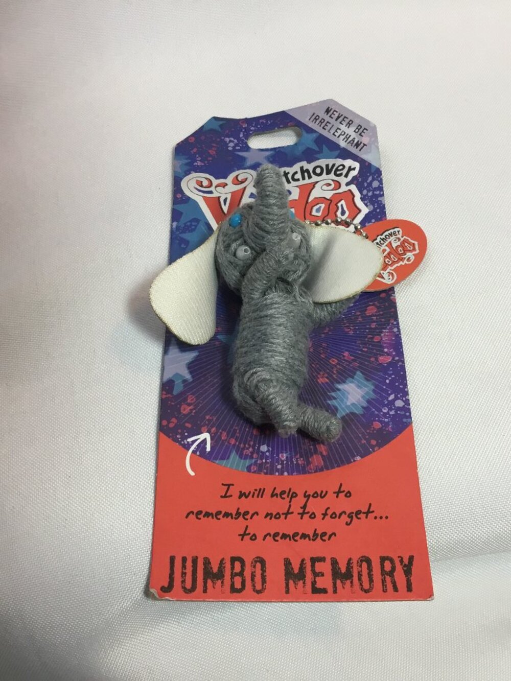 Watchover VOODOO Original Voodoo Collectible String Doll Keychain New Elephant